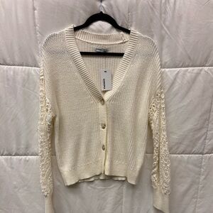 Sonoma Women's Cream Cardigan Sweater